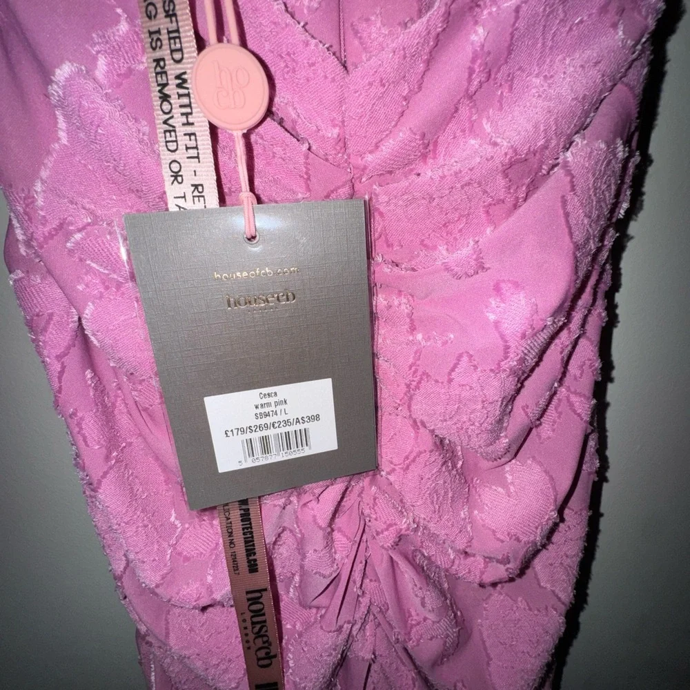 House of CB Pink Midi Dress - Picture 2 of 3